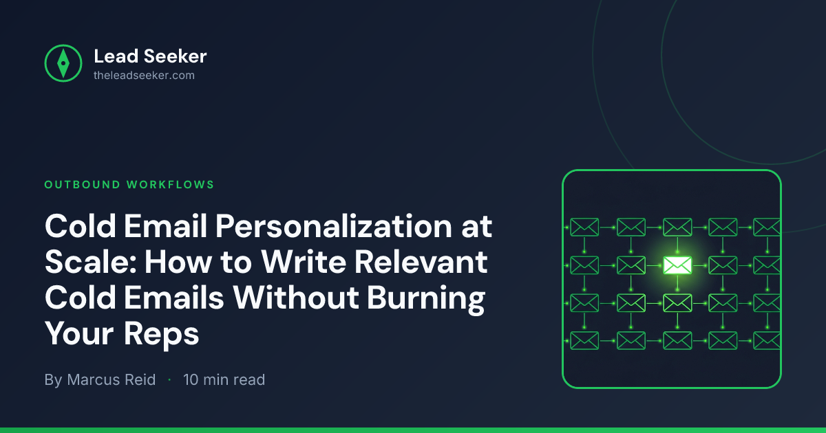 Personalize Cold Email at Scale | Lead Seeker